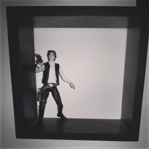 Han shot first. A toy in a prime television viewing spot at a friends house. 